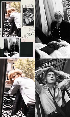 BTS V [REVE/Rêvé] PHOTO BOOK/133 Post Card+Card+Magnetic+Key Ring+