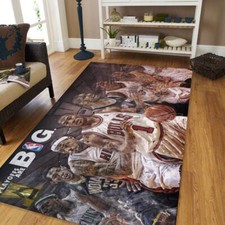 NBA Rug, NBA Players, Basketball Rug, Sports Rug, Fan Made Rug, Basketball Rug,