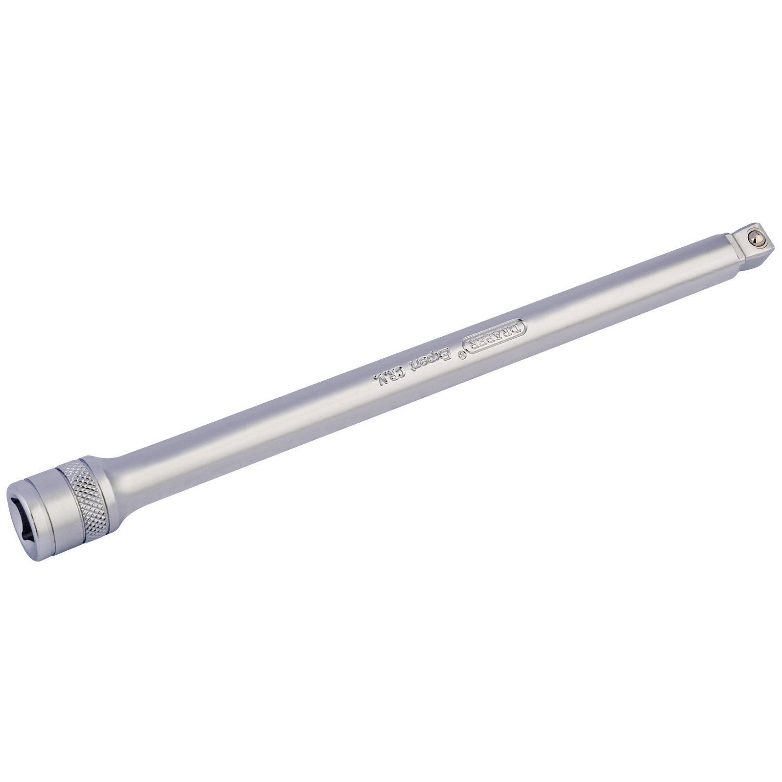 Draper Expert Quality Satin Chrome 3/8"" Sq Dr Wobble Extension bar - 200mm