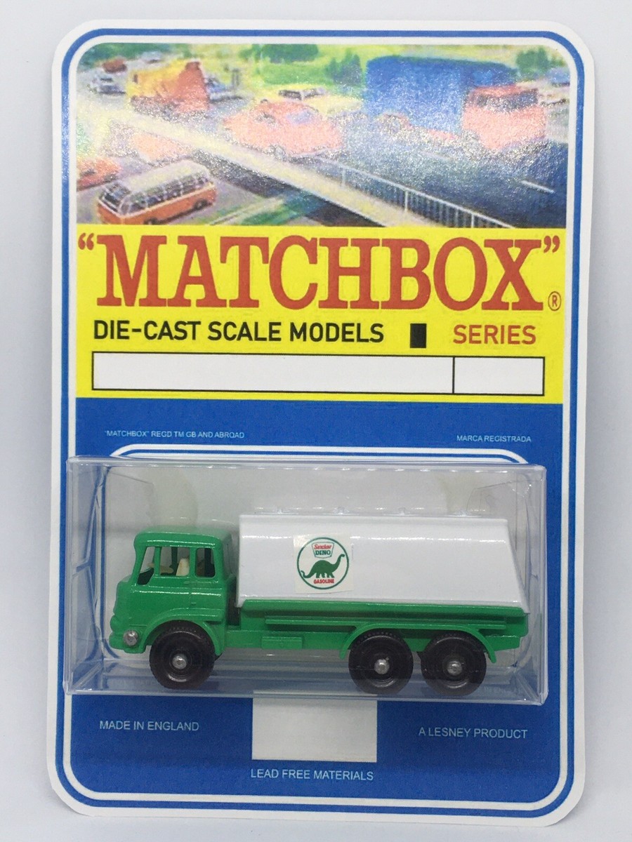 Vintage Lesney Matchbox 25 Custom Sinclair Petrol Tanker Truck