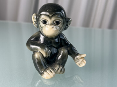 Goebel Porzellan Figur 543 Affe 9 cm - 1.Wahl Top Zustand 