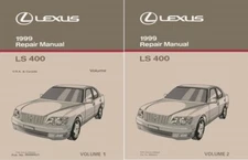 1999 Lexus LS 400 Shop Service Repair Manual Book Engine Drivetrain OEM