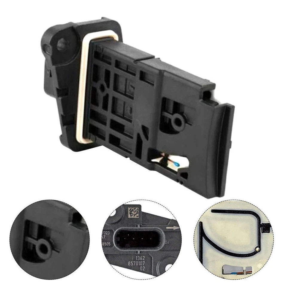 For BMW 1 2 3 4 5 Series MINI Mass Air Flow Meter Sensor 5WK98505 13628570107 OE - Image 2 of 4