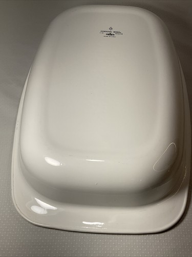CorningWare P-21 blau Kornblumenröster Röstpfanne mit Holzgriff Wiege - Bild 13 von 19