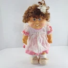 VTG Cabbage Patch Kids Doll 1991 Splashin Cornsilk Hair Blue Eyes Dimples Teeth