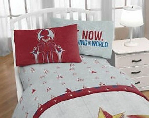 Edredón reversible Marvel's Captain Marvel Twin Foto 2 de 4