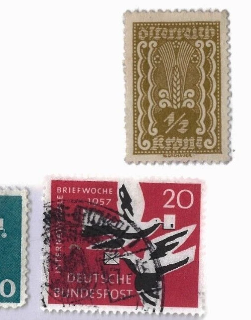 vintage antique collectible postage stamp lot - Image 2 of 4