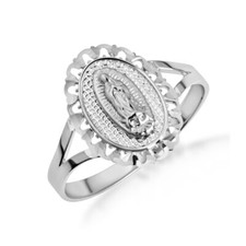 .925 Sterling Silver Lady Of Guadalupe Sacred...