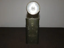 VINTAGE FLASHLIGHT 9" HIGH JUSTRITE MANUFACTURING LANTERN *NOT WORKING*
