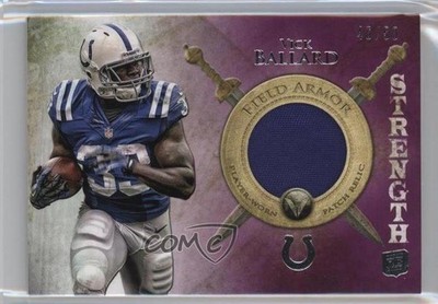 2012 Topps Valor Field Armor Strength 46/50 Vick Ballard #FAP-VB Patch 0a7