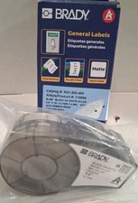 New Brady M21-500-499 110894 Black on White N...