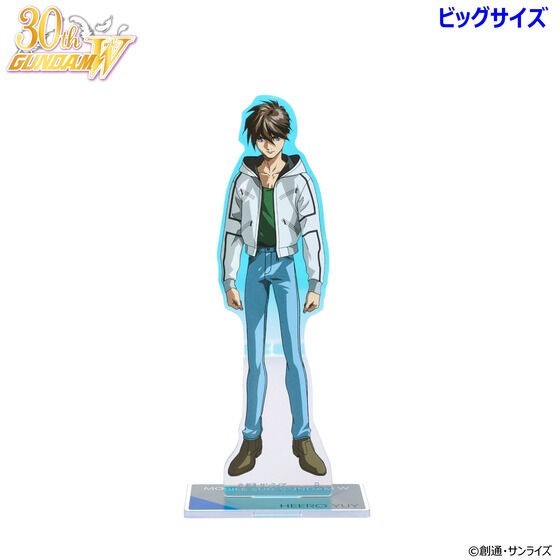 PSL Mobile Suit Gundam Wing 30th Anniversary  Bath Towel ＆ Acrylic stand