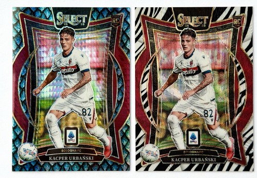 2024-25 Panini Select Jade ð Scale #/18 & Zebra Kacper Urbanski RC Bologna