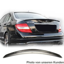 Neu f&uuml;r Mercedes w204 ObsidianSchwarz 197 kofferraumklappe abrisskante spoiler m