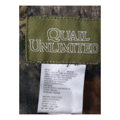Quail Unlimited Herren Medium Dove Hunter Weste Mossy Oak Camo - Bild 11 von 11