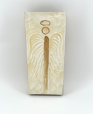 Mud Pie Tall Angel Plaque Christmas Remembrance Decor