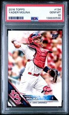 2016 Topps Yadier Molina #134 PSA 10 Gem Mint