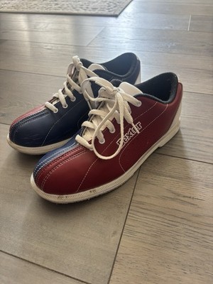 Dexter SST H7 Red Leather Bowling Shoe Replacement Slide Heel Interchangeable