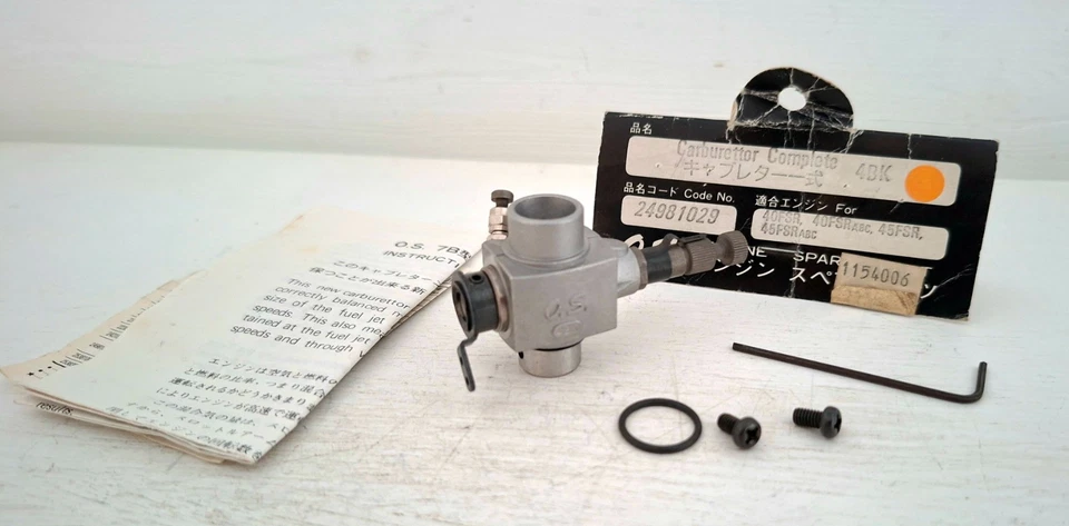 OS Carburateur 4BK neuf  pour moteur OS 40 FSR et ABC, 45 FSR et ABC - Photo 2/4