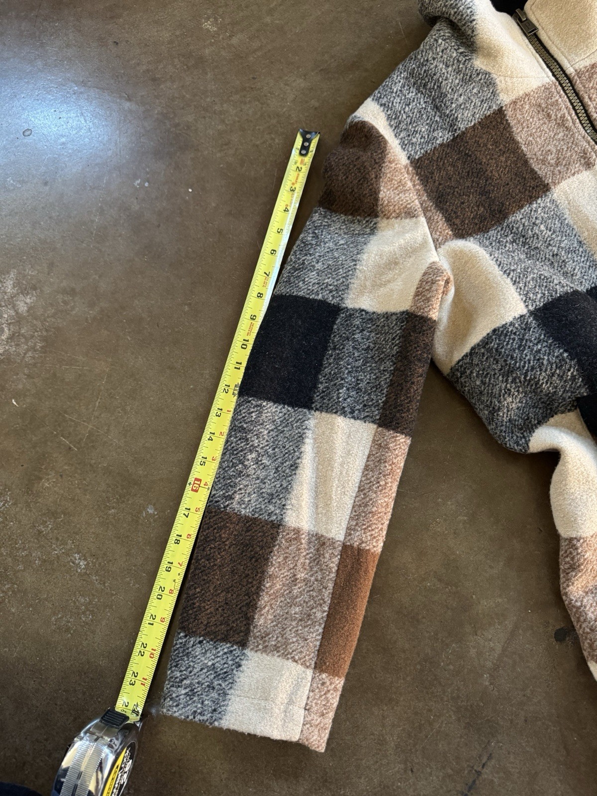 Pendleton Wool Blend Walker Coat Jacket Maroon Pl… - image 6