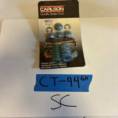 #ad Carlson H4073 2 Drum Brake Shoe Hold Down Kit Premium Replacement Hardware $6.00