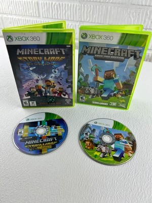 Minecraft Story Mode + Minecraft Xbox 360 Edition Bundle Tested Working Complete