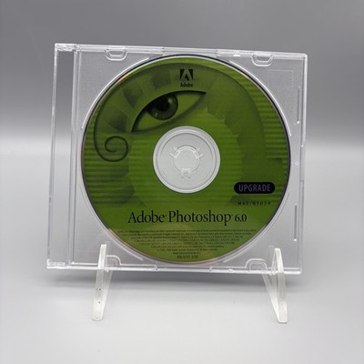 Vintage 2000 Adobe Photoshop 6.0 Macintosh UPGRADE CD-ROM Software Disc Mac