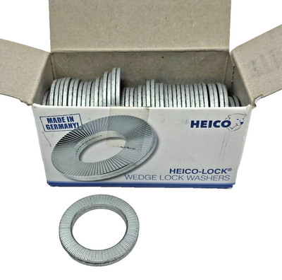 25 PK Heico Wedge Lock Washer (1-3/8'') Steel, Zinc Flake Finish