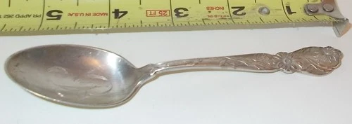 STERLING SILVER GORHAM SPOON H349 Botanical Flower