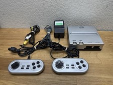 YOBO FC AV Game Console Two Controllers Nintendo NES Silver Black Working