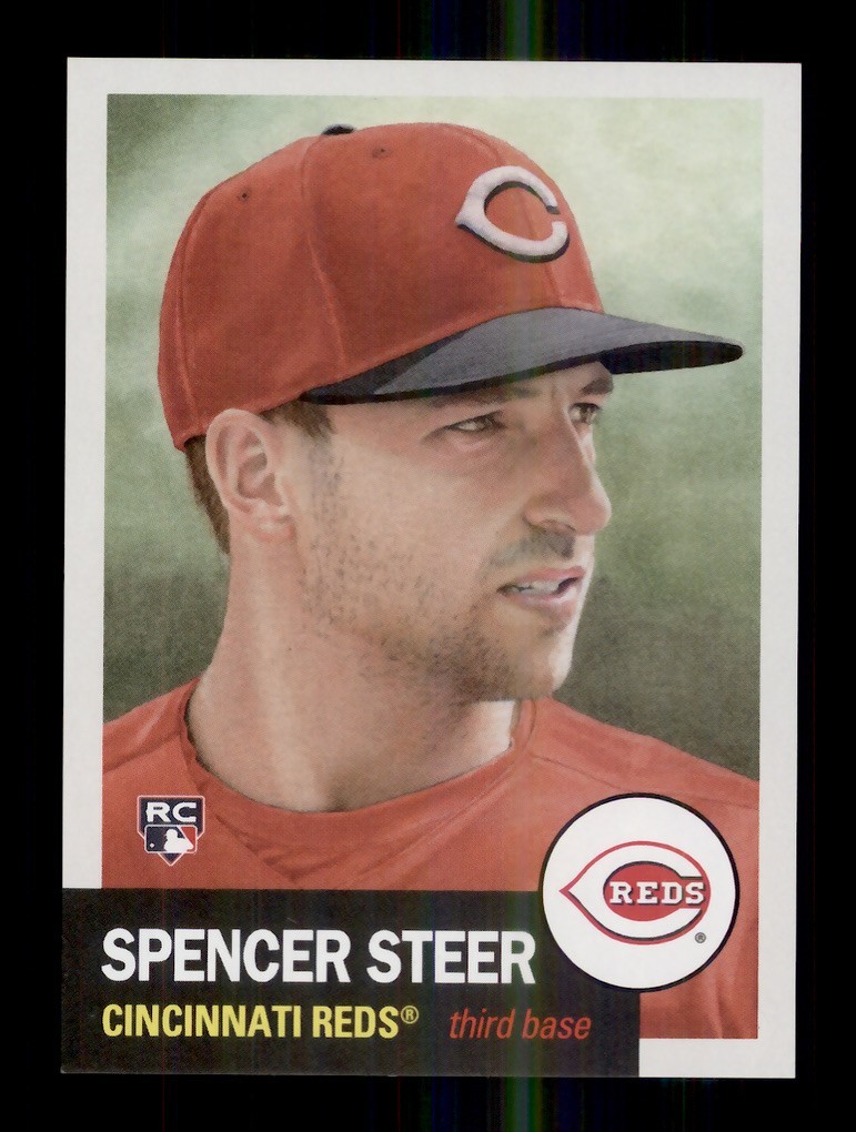 2023 TOPPS LIVING SET #649 SPENCER STEER ROOKIE RC CINCINNATI REDS