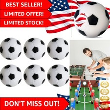 Complete Your Game: 6 Replaceable Foosball Balls - Perfect 1.42 Inch Size