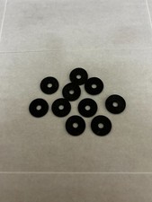 Black Rubber Washers 5mm-6mm I/D 20mm-28mm O/D 2mm-6mm Thick Box of 100