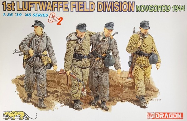 Dragon 6274 1St Luftwaffe Field Division Novgorod 1944 - RaritäT - 1:35-image