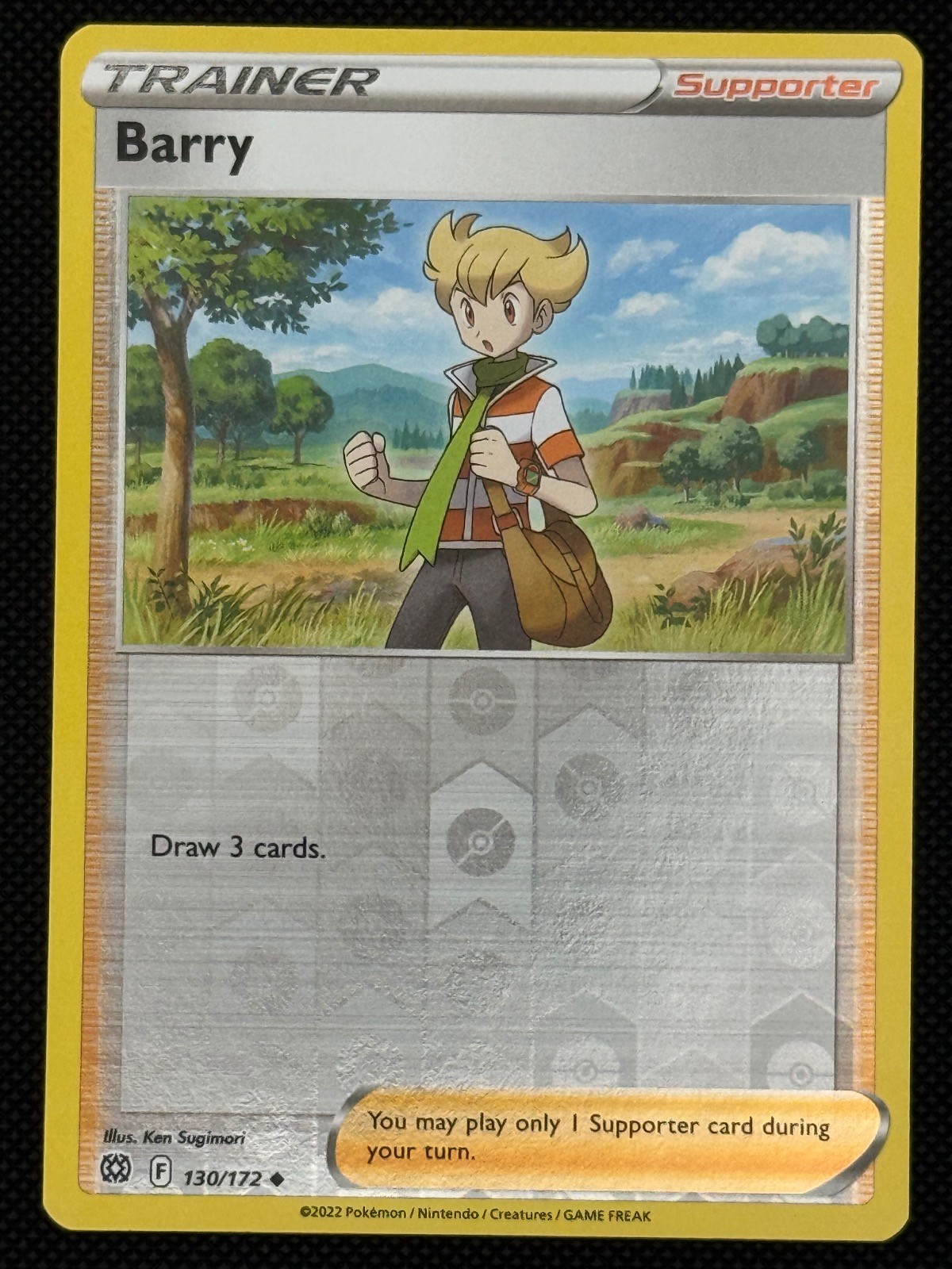 Ken Sugimori Barry 130/172 Uncommon Brilliant Stars Reverse Holo Near Mint