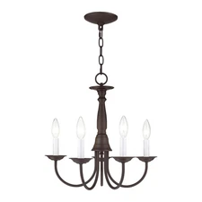 Livex Lighting - Home Basics - 5 Light Chandelier in Farmhouse Style - 17.5