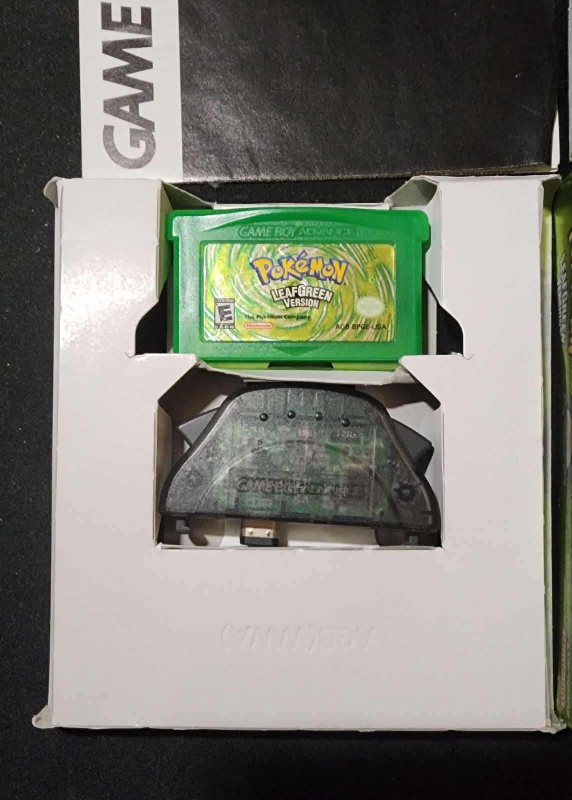 Pokemon: Leaf Green Version CIB with Adapter and Manuels