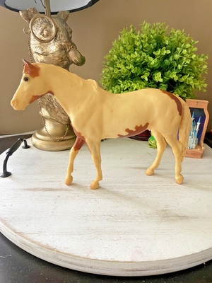 Vintage Breyer San Domingo Medicine Hat Stallion Model #67 Chestnut Pinto