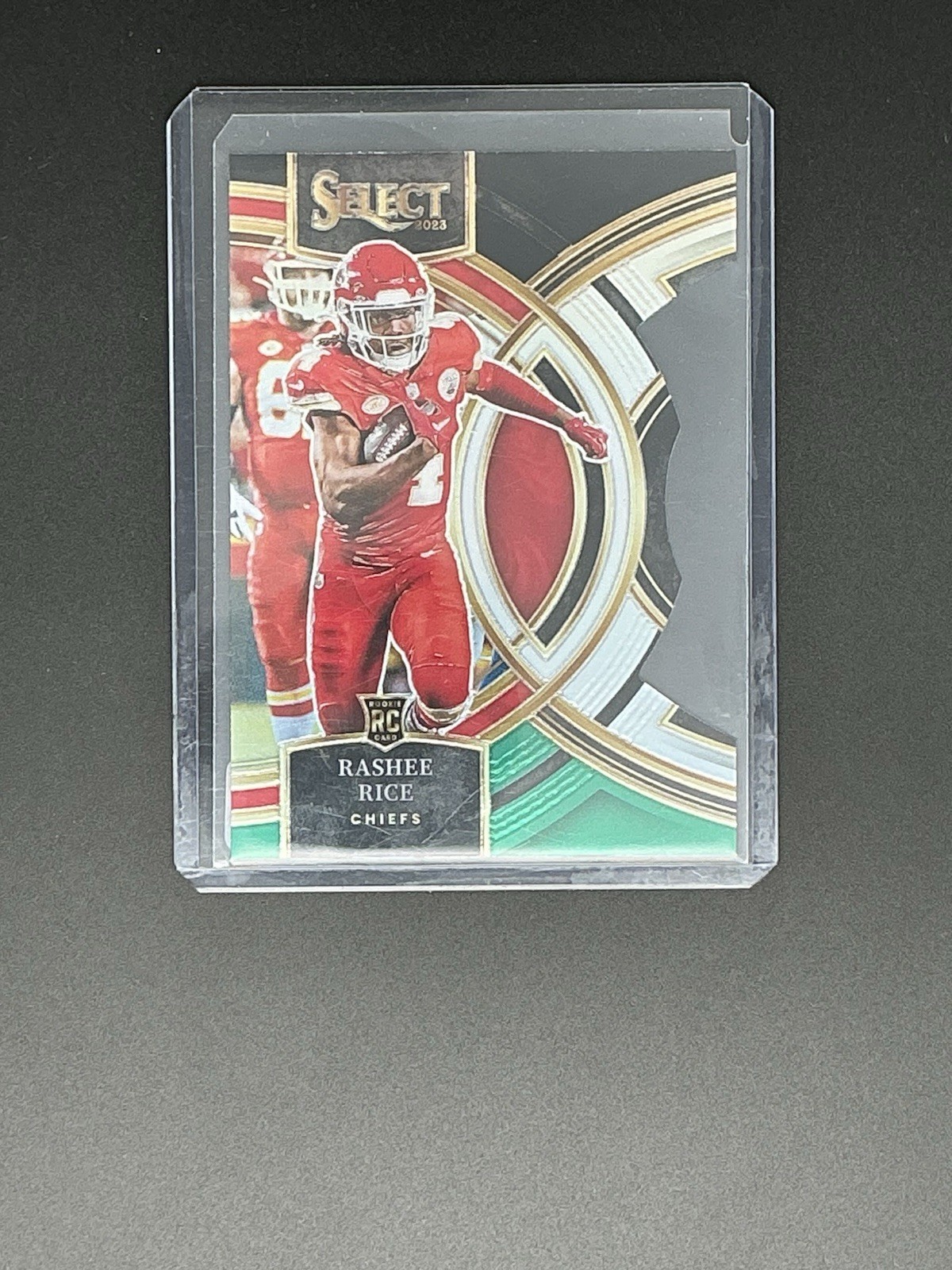 2023 Select - Premier Level Rashee Rice #132 Black & Green Prizm Die-Cut (RC)