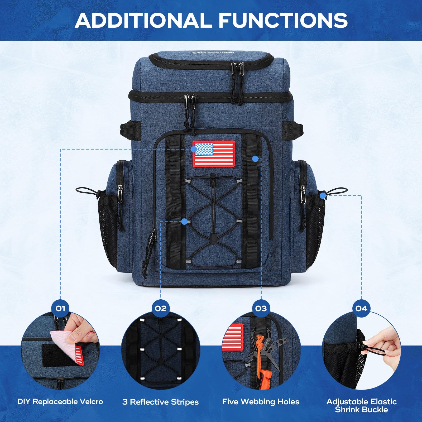 Backpack Cooler,Soft Lightweight Leakproof Cooler… - image 5