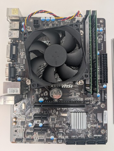 MSI H81M Pro-VD Motherboard mATX i3-4170 3.7GHz CPU + 8GB RAM with IO shield - Afbeelding 2 van 5