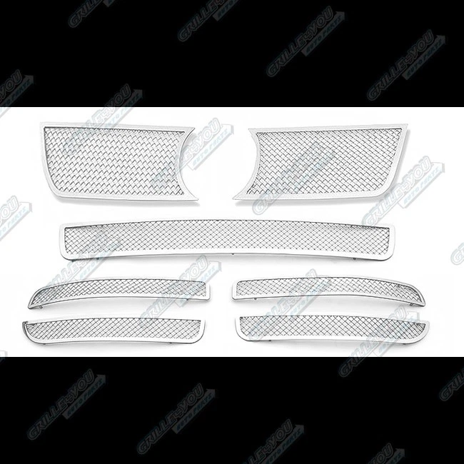 Combo de inserción de rejilla de malla inoxidable para Volkswagen Touareg V8 2003-2007 Foto 2 de 3