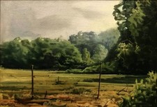Summer Afternoon - Oil on Tesa Canvas Panel by Samuele Vanni 32x22 cm 2004