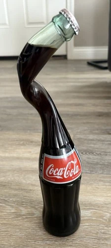 Vintage Coca Cola Twisted Neck Bottle Collectible