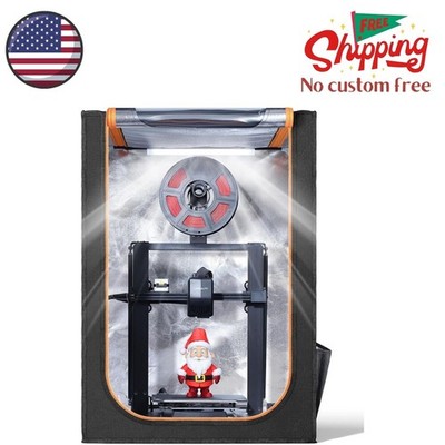 3D Printer Enclosure with LED Lighting, Fireproof Dustproof Tent