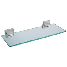 Wall Shelves Floating Bathroom Glass Shelf for Kitchen Storage, 12'' x 5.6'' ...