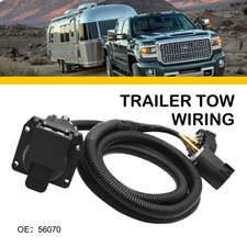 7 Trailer Pin Harness Wiring 7 Way Extension Connectors Truck Bed Wiring RV Plug