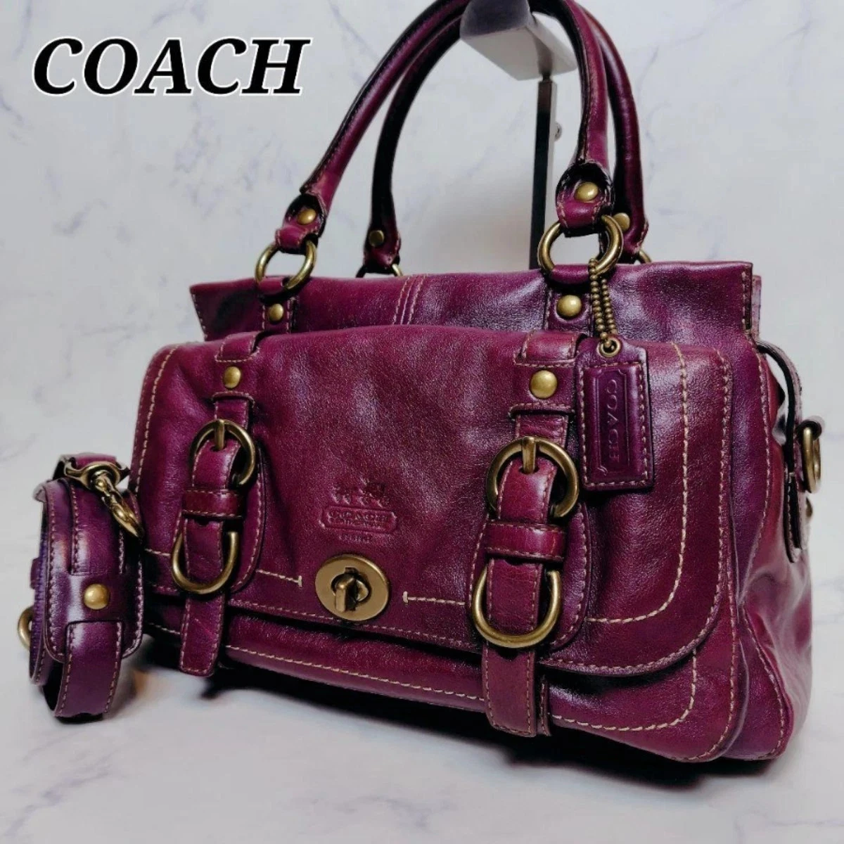 Coach Legacy Purple Bags & Handbags for Women for sale | eBay