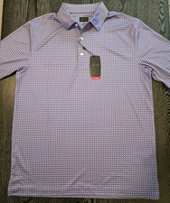 Greg Norman Men's Play Dry Collection Golf Lavender Polo Shirt Size M