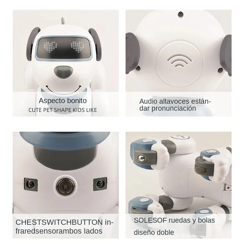 Intelligent Robot Dog Funny Electronic Robotics Remote Control Stunt Smart Robot - Image 4 of 4